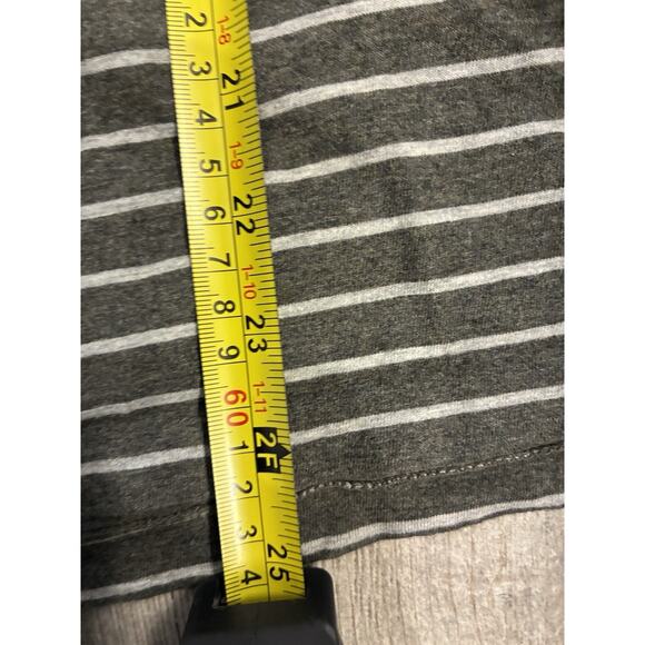 Polo Ralph Lauren Mens L Gray Stripe Pocket Tee Pony Logo Preppy Casual - Picture 7 of 7